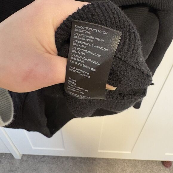 Free People Ottoman Slouchy Tunic in Black Size XS Oversized - Picture 7 of 10